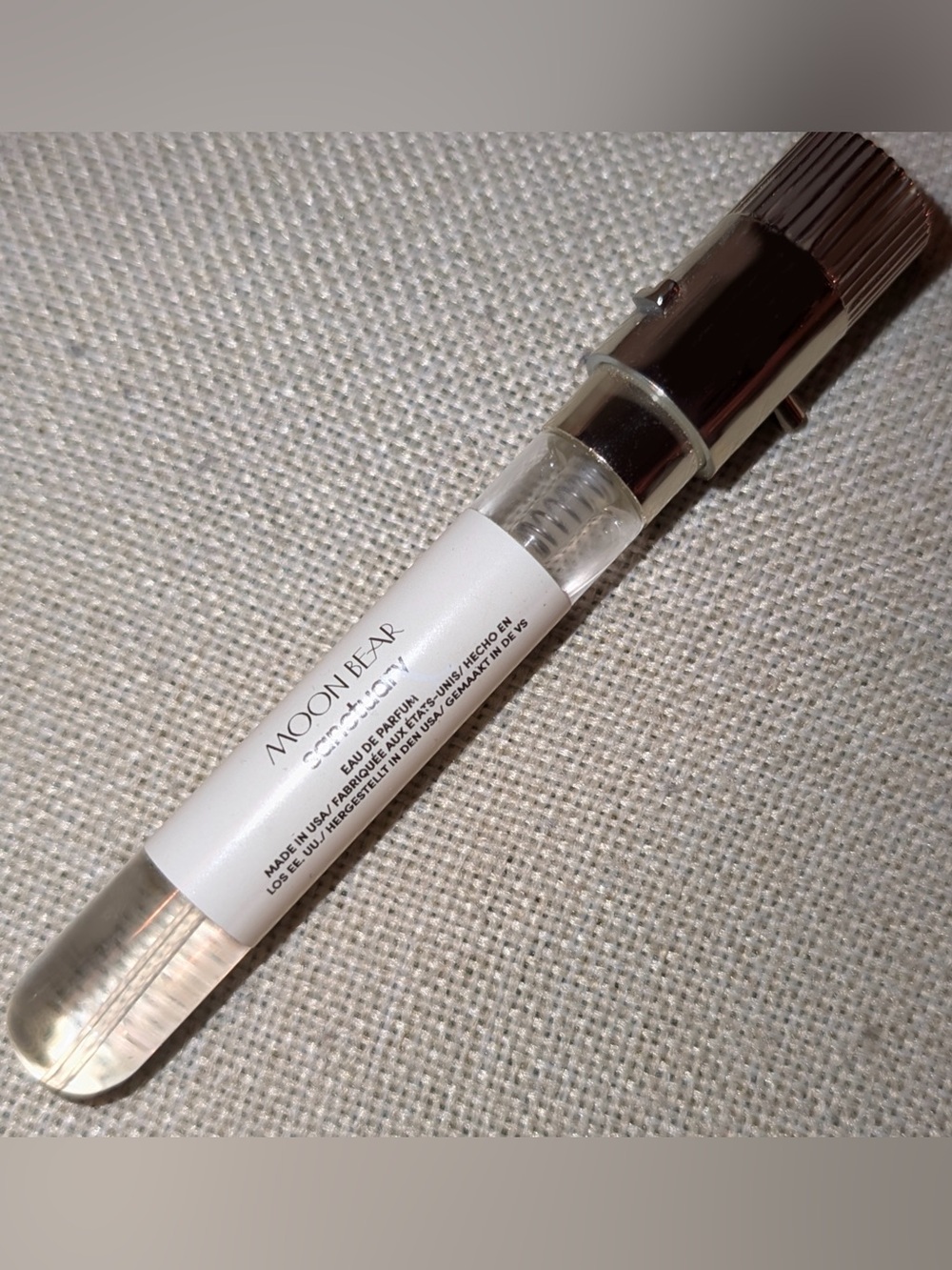 SANCTUARY - MOON BEAR  EDP PARFUM fragrance .27 oz spray vial,≈95% full